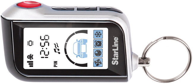 Брелок StarLine A93/63 ж.к. вертикальный дисплей
