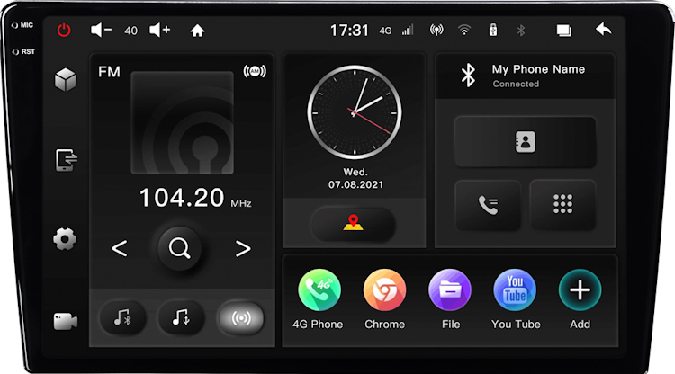 UMS 10" Incar TMX2-7710-3 (3/32 Gb, DSP AK7604)