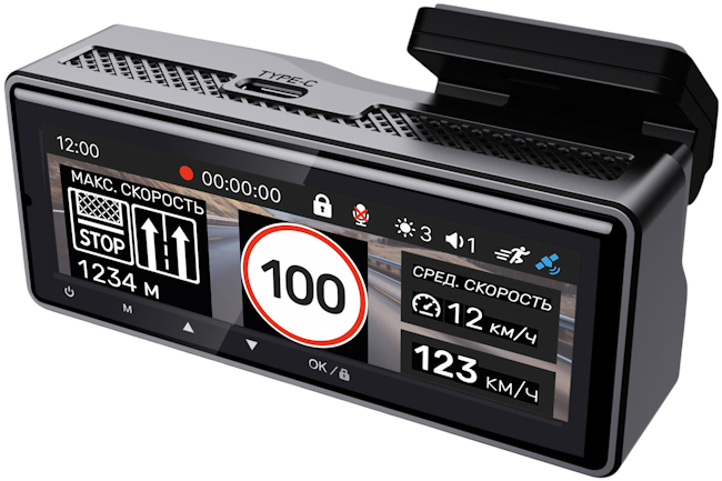 Видеорегистратор Incar VR-560, 2K, Wi-Fi, GPS-инф