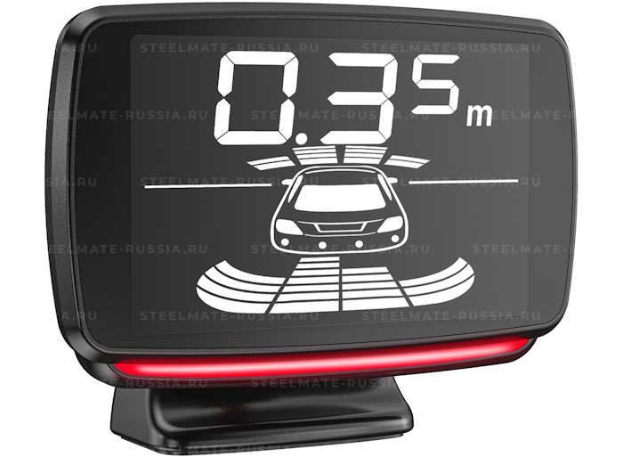 Парковочный радар Steel Mate PTS400V12-COM (чёрный
